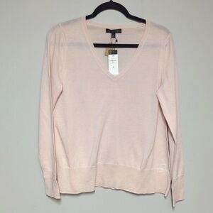 Banana Republic Soft Pink Merino Wool Sweater